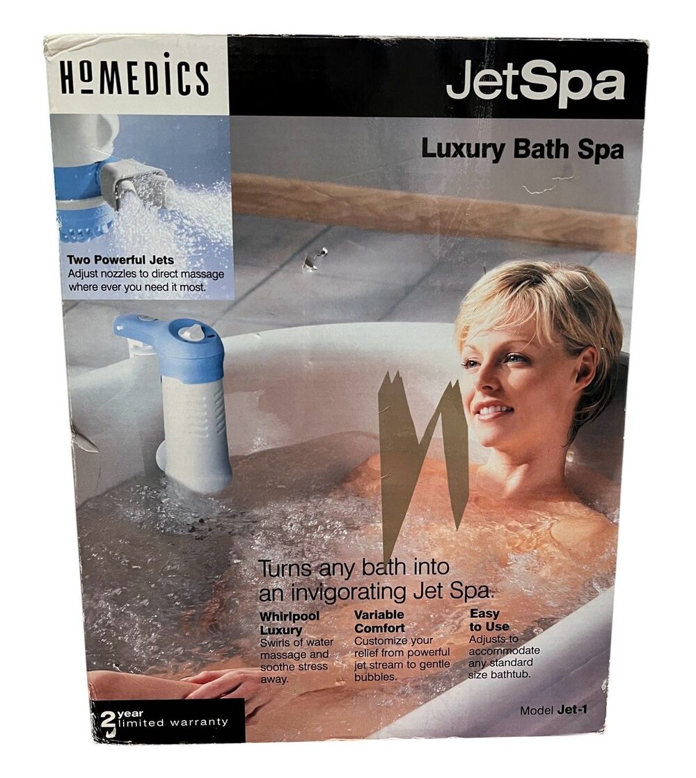 Homedics Jet Spa Luxury Bath Whirlpool Spa Model Jet-1  New Open Box